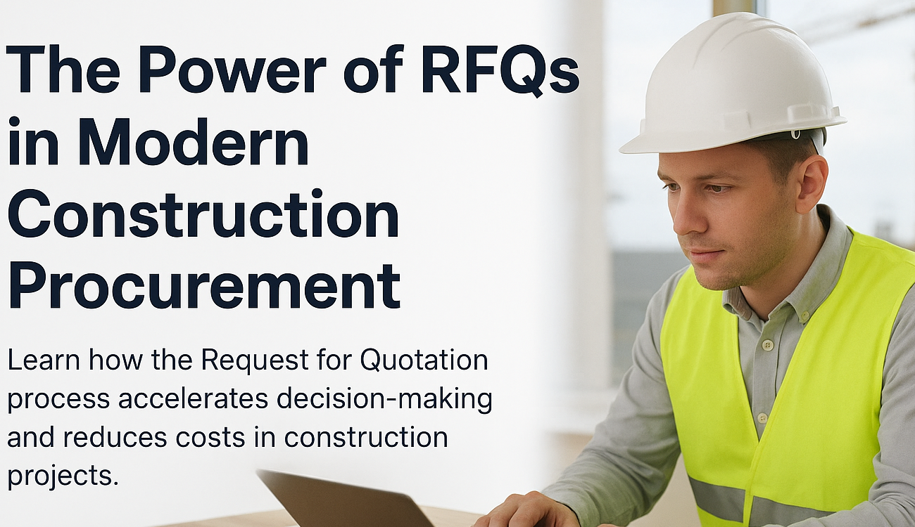 Modern construction site with cranes and building materials